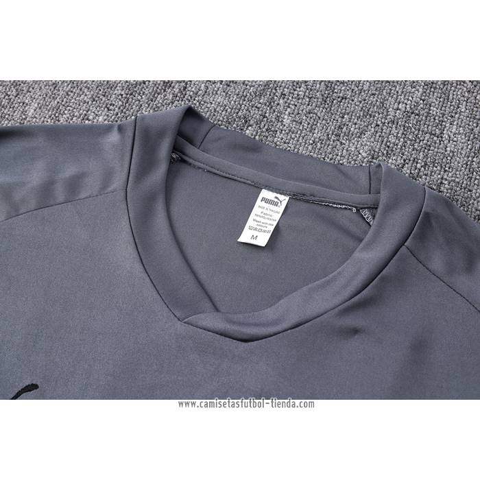 Chandal del Borussia Dortmund 2022 2023 Manga Corta Gris - Pantalon Corto